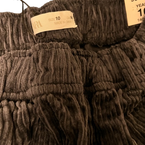 Zara boys corduroy joggers Sz 10 new - Picture 4 of 4